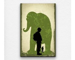 banksy - poster - banksy poster - poster slaapkamer - olifant poster - poster woonkamer - 60 x 90 cm