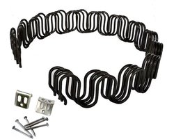 Bankveer - Serpentijnvormig - Voor Bankherstel - 50 cm - Bruin - 4 stuks