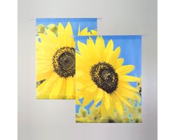 Banner Vence 2 pieces A + B Banner 75x100 cm 2 stuks - Zonnebloem