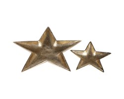 BANTEN - Decoratieve schaal - Goud - Aluminium