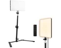 Baodeli - Studioverlichting - stream lamp - bureaulamp led - LED lamp - studio lamp - beter dan ringlamp - kleurtemperatuur 2700k tot 5700k - 40 W - 240 stuks LEDS - tafel statief