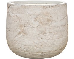 Baq Algar Sierpot - Crème-Beige - D 34cm H 29cm - Opening 27cm - Voor binnen en buiten