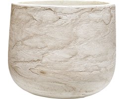Baq Plantenbak Algar Crème-Beige D 44 cm H 36 cm Opening 36 cm