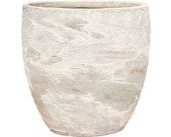 Baq Plantenbak Crème-Beige D 34 cm H 34 Opening 29 cm