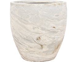 Baq Plantenbak Crème-Beige D 44 cm H 44 Opening 38 cm