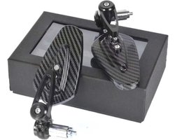 Bar end spiegels carbon fiber scooter motor