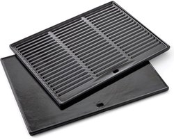 Barbecook Bakplaat - BBQ grillplaat - Gietijzer - Zwart - 43x35cm