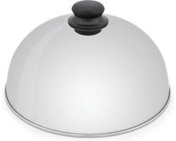 Barbecook Barbecue deksel - Ø 30cm - RVS