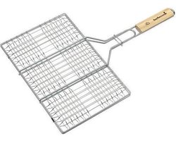 Barbecook - BBQ klemrooster - Hamburgergrill - Geschikt voor 6 hamburgers - 52.5x35x3cm