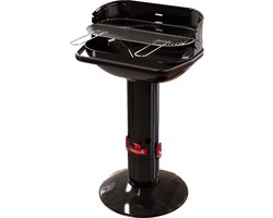 Barbecook Loewy 55 - Houtskool BBQ barbecue - Grilloppervlak 55x33cm - Incl. Windscherm, BBQ rooster en asopvangpot - Zwart