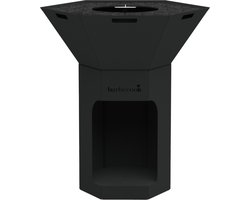 Barbecook Nestor Original - Houtbarbecue - Gegalvaniseerd staal - Zwart - 92x92x101cm