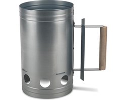 Barbecue Brikettenstarter 20 cm | Aluminium Barbecue Brikettenstarter | Houtskool Brander | BBQ