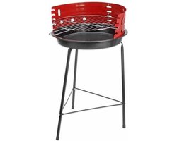 Barbecue Ø36 cm - Bestemd voor Houtskool, Briquetten of Hout - 4 Hoogte standen - 51.5 cm Hoog - Staal -