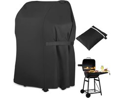 Barbecuehoes 76 x 66 x 110 cm - waterdichte beschermhoes van Oxford stof met verstelbare sluiting voor bbq, grill en buitenopslag - zwart