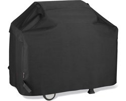 Barbecuehoes van 140 cm zware waterdichte anti-vervaging en UV-bestendige buitenbarbecuehoes zwart (140 x 58 x 107 cm) - Compatibel voor Weber, Char Broil, Outback barbecues