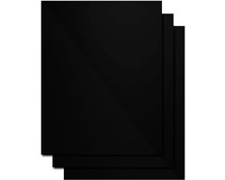 Barbecuemat - 100% antiaanbak - set van 3 - 40 x 50 cm - veilig materiaal