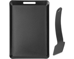 Barbecueplaat, Multifunctionele Ijzeren Grillpan Rechthoekige Draagbare Huishoudelijke Kachelaccessoires voor Campingbarbecue