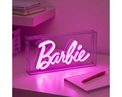 Barbie LED Neon Light – Officieel Gelicentieerd Vrijstaande of Wandmontage Roze Lichtsign, Accessoire & Decoratie voor Slaapkamer of Make‑upruimte- Paladone
