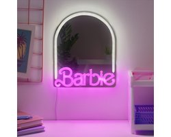 Barbie Spiegel met neon ledverlichting van Paladone