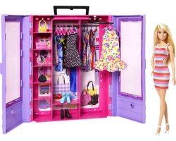 Barbie Super Kledingkast - Barbiepop - Barbie kleertjes