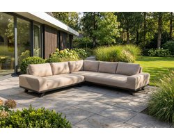 Barcelona hoekbank sunbrella loungeset - Taupe