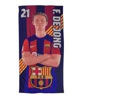 BARCELONA STRANDLAKEN FRENKIE DE JONG, 100X180CM
