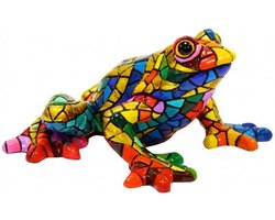 Barcino design mozaiek beeld carnival kikker groot