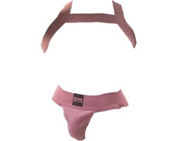 Barcode Berlin Multipack 1x Sergey Jockstrap + 1x Matt Pop Harness Brownishpurple - MAAT XL - Heren Ondergoed - Jockstrap voor Man - Mannen Jock