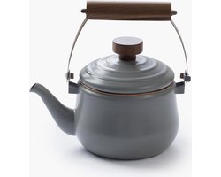 Barebones Emaille Teapot / Theepot - Stone Grey - Outdoor Theepot