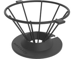 Barista & Co - Corral Pour Over Koffiefilter - Kunststof - Zwart -