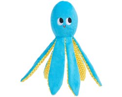 BARK - Odd Otto Octopus - Met Spikey Bal - Pluche - Blauw - 30X12X8 cm