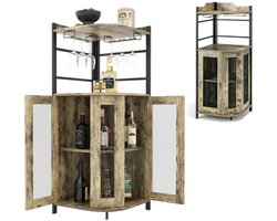 Barkast - Drankkast - Wijnrek - Bruin