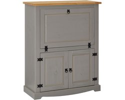 Barkast - Drankkast - Wijnrek - Grijs