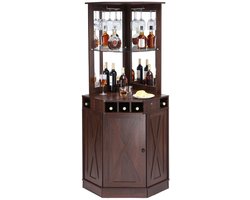 Barkast – Wijnrek – Drankkast – Keukentrolley – Buffetkast – Hoekbar kast – Verstelbare Planken – Melamine Afwerking