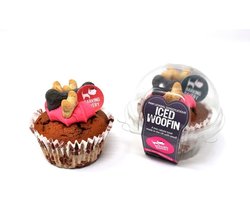 Barking Bakery Pink Iced Vanilla Woofin Pink - Hondensnacks -