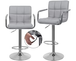 Barkruk - Kruk - Bar - Eetkamerstoelen - Eetkamerstoel - Stoel - Bar Stoel - Stoel - Stoeltje - Stoelen - Barkruk Set Van 2