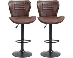 Barkruk - Kruk - Bar - Eetkamerstoelen - Eetkamerstoel - Stoel - Bar Stoel - Stoel - Stoeltje - Stoelen - Barkruk Set Van 2