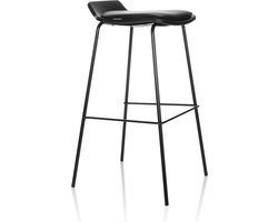 Barkruk LONSO 10 zitbekleding kunstleer zwart hjh OFFICE