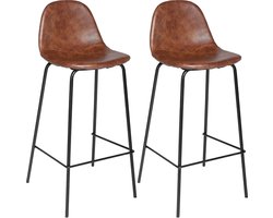 Barkruk Mara Bruin - 2 stuks