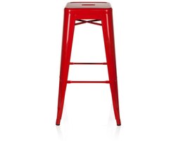 Barkruk Vantaggio Hoog metaal rood hjh OFFICE