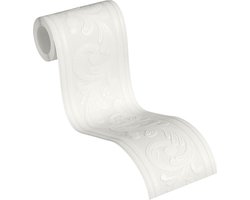 BAROK BEHANGRAND | Voelbaar Structuur - wit - A.S. Création Only Borders 11