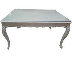 Barok eettafel wit