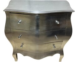 Barok luxe commode zilver