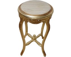 Barok rond bijzettafeltje goud