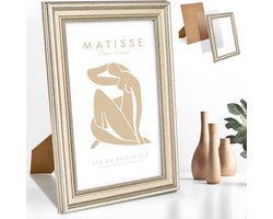 Barokke fotolijst in zilver of goud - Vintage stijl wand- en tafelmodel met echt of acrylglas