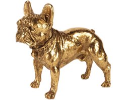 Baroque - Decoratief beeld of figuur - Beeld Bulldog 12,5 cm - Goud - Resin - 12.5x6.5x14.5 - Polyresin
