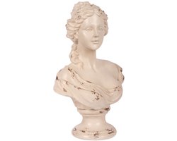 Baroque - Decoratief beeld of figuur - Bust vrouw resin 41 cm - 41x26x16 - Polyresin