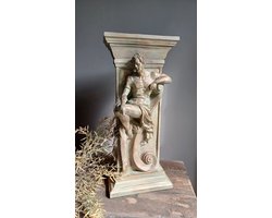 Baroque - Decoratief beeld of figuur - Deco kariatiden resin 49 cm - 49x21.5x15.5 - Polyresin