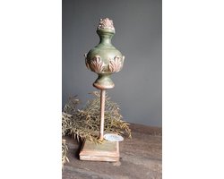 Baroque - Decoratief beeld of figuur - Deco pilaar resin 42 cm - 42x12x12 - Polyresin