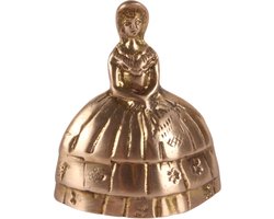 Baroque - Decoratief beeld of figuur - Kantoor bel koper 9 cm - 9x7x5 - Brass